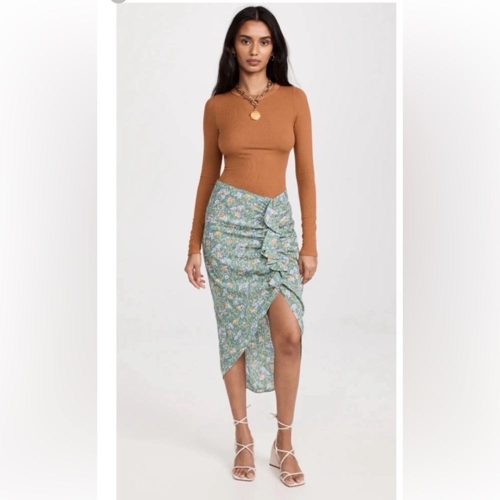 Veronica Beard Hazel ruched skirt size XL